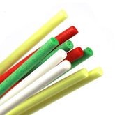 Kylebooker 12PCS/Pack 4mm High Density Sylinder Skum med Senterhull for Fiske Float Making Flue Binding Rig Making DIY etc..